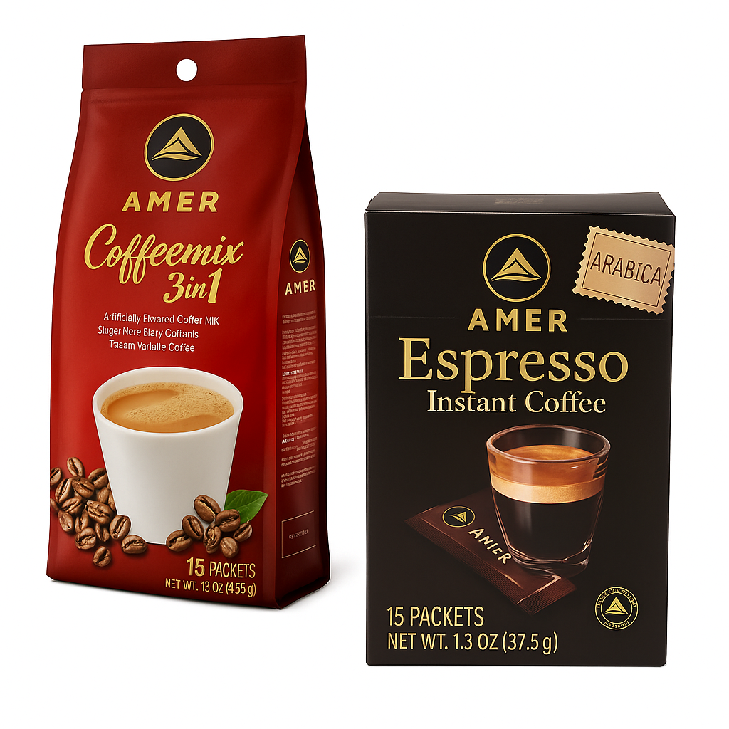 Bundle of 3 in 1 and Espresso Instant Coffee